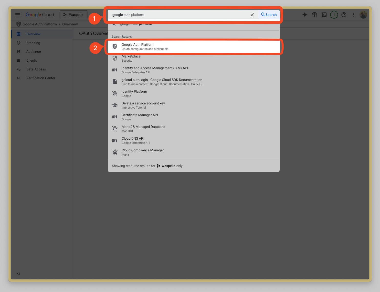 Google Console Screenshot 3
